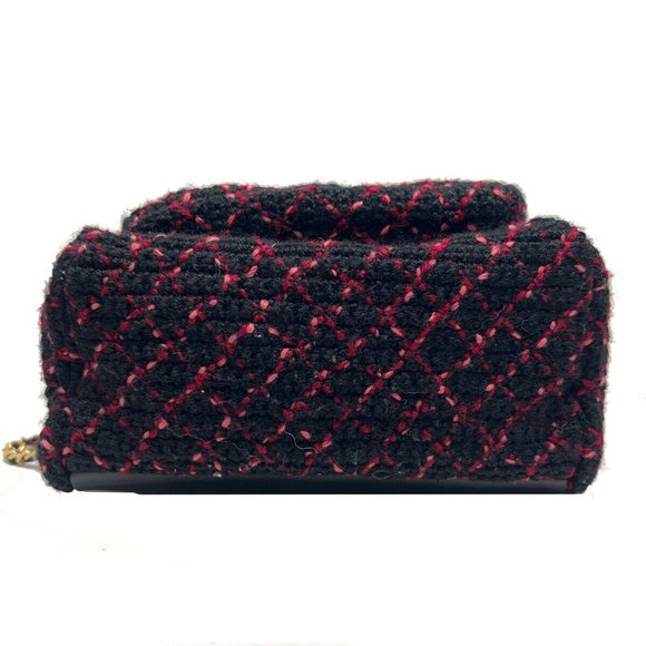 Chanel CC Wool Knit Mini Tweed Backpack - Picture 5 of 9